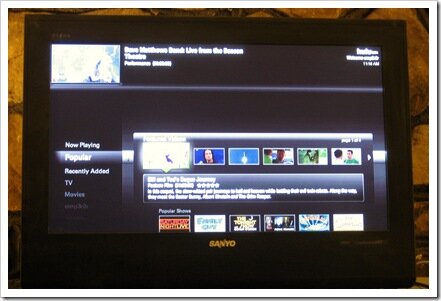 Hulu Desktop App on HDTV